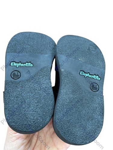 Elephantito NWOB Black Spectator Perforated Mary Jane Shoes Size 7 (EU23) RV$75 - Picture 3 of 5