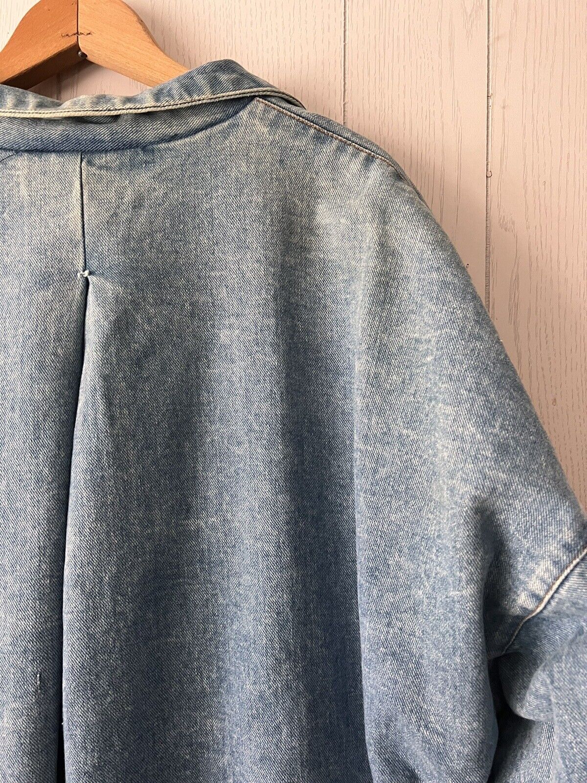 1980’s 🔥 OVER SIZED DENIM One Size Fits ALL Coat… - image 12