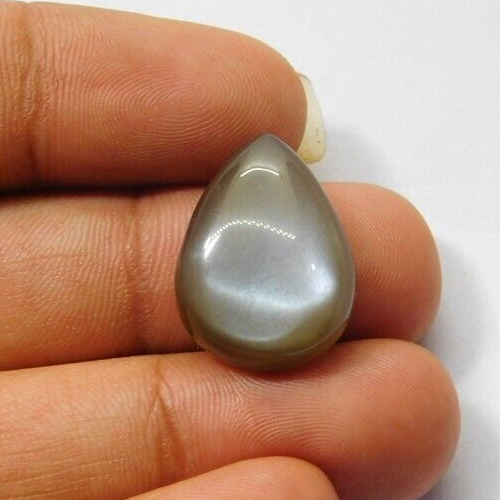 Black Moonstone Gemstone Moonstone Cabochon Loose For JewelryGem 19 Cts. ME-8479 - Picture 1 of 4