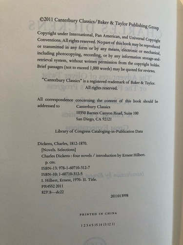 Charles Dickens-Four Novels: Leather-Bound Classics Series (2011, Hardcover) - Picture 6 of 10