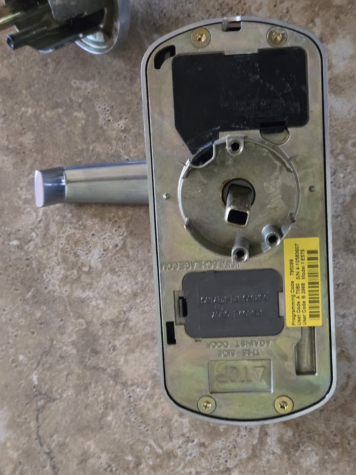 Schlage Plymouth Satin Chrome Electronic Keypad Door Lock with Elan