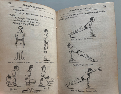 Manuali Hoepli J. Gelli manuale di ginnastica maschile 1891 prima edizione illu. - Picture 6 of 9