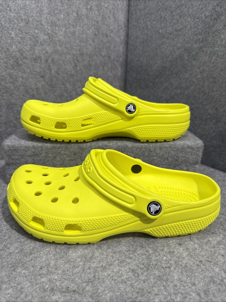 【希少】CROCS retro clog M9/W11 27cm Crocs Classic Clogs W11 M9 Unisex Pink Purple Yellow NWT IN