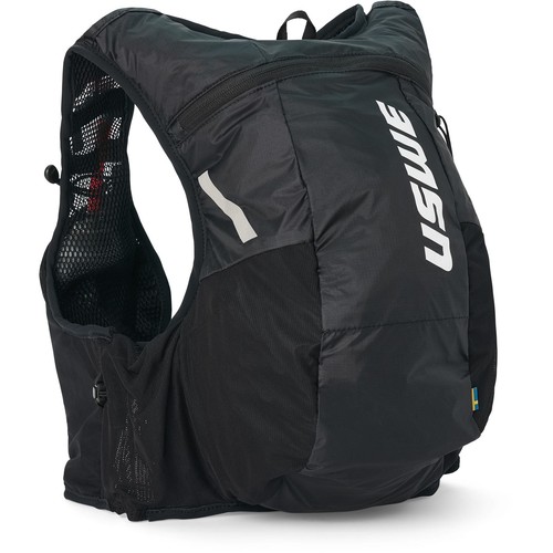 Chaleco de hidratación para correr USWE Pace 14L con 2 x 500 ml Ultra frascos sendero senderismo negro - Imagen 2 de 8