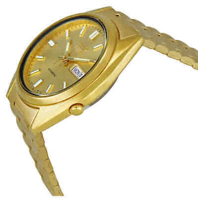 Seiko Series 5 Automatic Gold Dial Yellow Gold-tone Men's Seiko Series 5 Automatic Gold Dial Yellow Gold-tone Men's