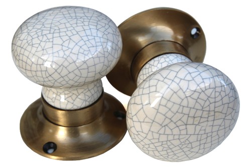 Ceramic and Glass Room Door Knobs Mortice Door Knobs Door Turners Shabby Chic - Picture 31 of 76