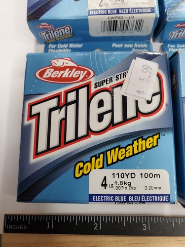 Trilene Cold Weather Ice Fishing Mono 110 yd. Gold Color - Choose Line Weight - Picture 6 of 7
