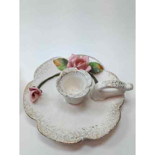 Set di 2 accento spugnato oro rosa sinistra rosa rosa - Foto 7 di 9