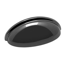 Cosmas Cabinet Hardware Black Nickel Bin Cup ...