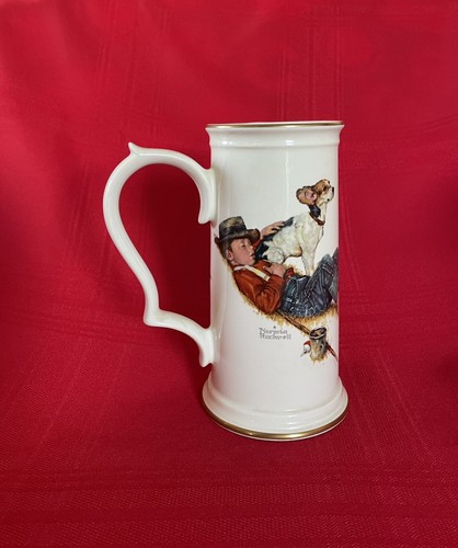 Norman Rockwell "Adventures between Adventures" "A boy and his Dog" Stein #1767 - Picture 7 of 18