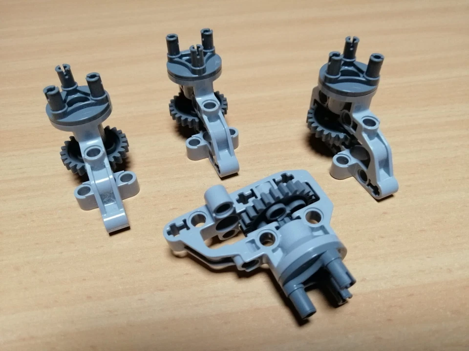 LEGO Technic 4 x Radaufhängung 92909 92908 / Technik Radlager Portalachse - Bild 4 von 4