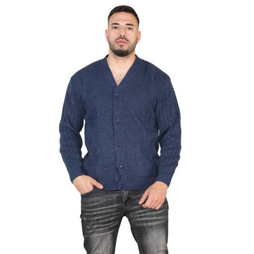 CÁRDIGAN CLÁSICO PARA HOMBRE PATRÓN AZTECA CON CREMALLERA GRUESA DE PUNTO CÁLIDO SUÉTER DE INVIERNO - Imagen 35 de 60
