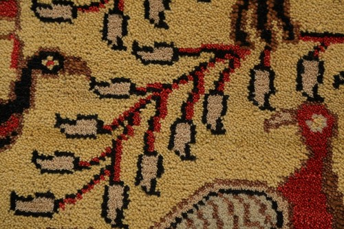 Exquisite Zeigler Animal Pictorial Wool 8 ft. Runner Rug Hand-Knotted 3x8 ft - Picture 11 of 18