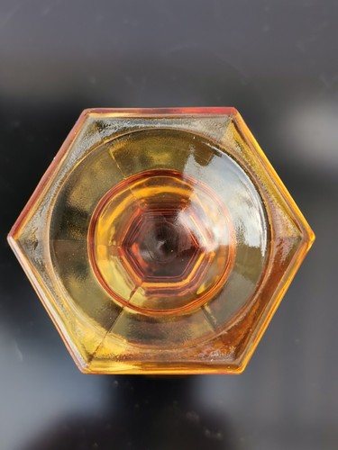 Vintage Amber Indiana Glass Goblet - Picture 3 of 4