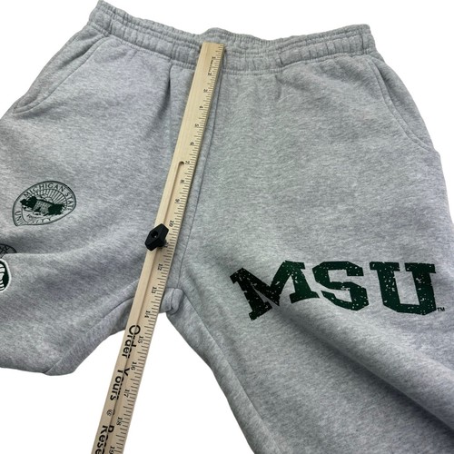 Cactus Jack X Mitchell & Ness X Michigan State NWOT Gray Cuffed Sweatpants - XL - Picture 8 of 9