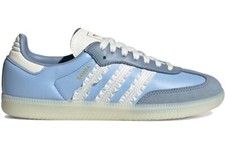 JR8829 Adidas Women's Samba OG Ruffle Stripes Pack Clear Sky NEW