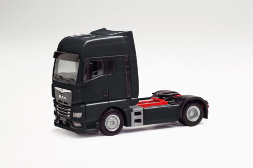 Herpa 311922-003 MAN TGX GX Zugmaschine schwarz 1:87 NEU Modell - Bild 2 von 2
