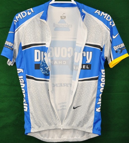 NIKE Discovery Channel Cycling Jersey Long Sleeve Full Zip Men's XL - Picture 2 of 5