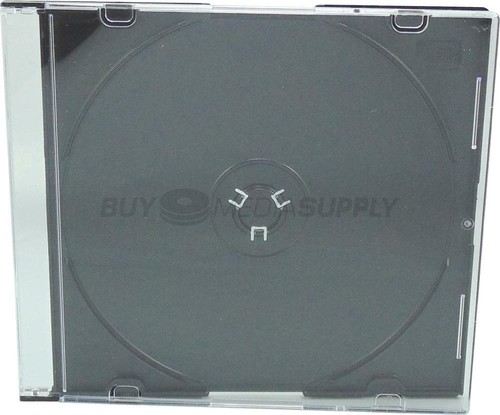 5.2mm Slimline Black 1 Disc CD Jewel Case Lot - Afbeelding 6 van 6