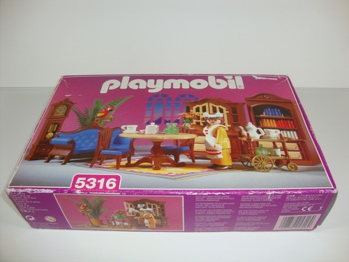 DE COLECCIÓN PLAYMOBIL 5316 VICTORIANO AZUL SALÓN CAJA SELLADA NUEVO - Imagen 7 de 12