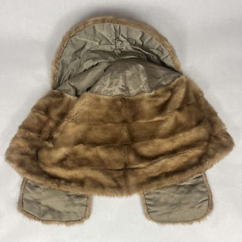 Vintage 1950’s Meier And Frank Brown Mink Stole/shaw - Picture 5 of 6