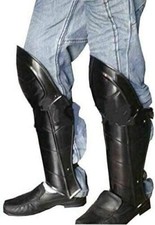 Medieval Gladiator Greaves Leg Guard Armor Set, Knight Crusader Steel Leg Armour