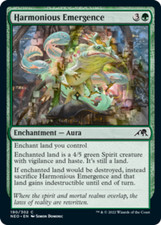 x4 Harmonious Emergence C MTG Kamigawa: Neon Dynasty M/NM, English
