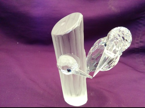 SWAROVSKI "SHARING" THE WOODPECKERS CRYSTAL, MADE IN AUSTRIA, NIB - Picture 7 of 8