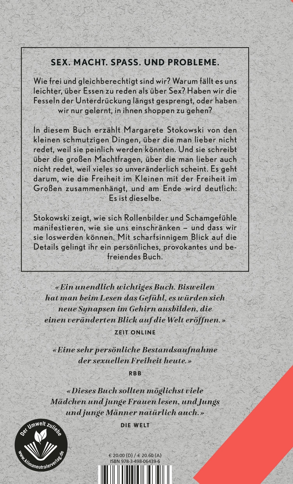 Thumbnail - Untenrum Frei | Margarete Stokowski | Buch | 252 S. | Deutsch | 2016 |