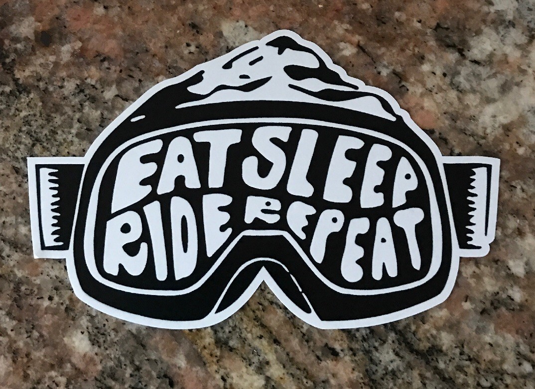 Snowboard Sticker - Ski Skiing Snowboarding Ski Gear Mountain Sp Snowboard Sticker - Ski Skiing Snowboarding Ski Gear Mountain Sp