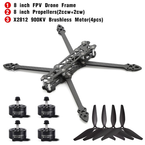 Marco Mark4 de 375 mm 8 pulgadas 900KV/1115KV KV hélice de motor sin escobillas para dron FPV - Imagen 20 de 23