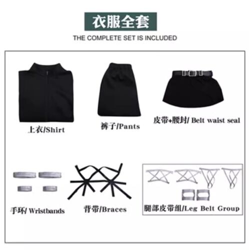 Attack On Titan The Finish Season 3D Maneuver Gear Cosplay Costume Halloween - Picture 7 of 12