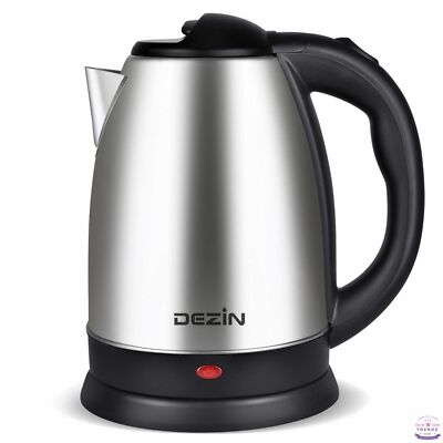 Electric Kettle BPA Free 2L Stainless Steel Tea Kettle Fast Boil Water Warmer