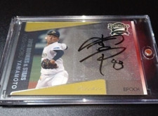 2018 Yoshinobu Yamamoto /30 EPOCH Auto Autograph Star & Legends Card MLB Dodgers
