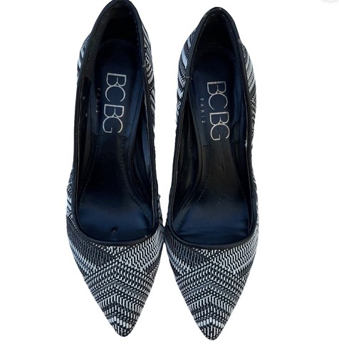 BCBG Paris Women’s Platform High Heel Black /White Pointed Toe Size 6B - Bild 2 von 4
