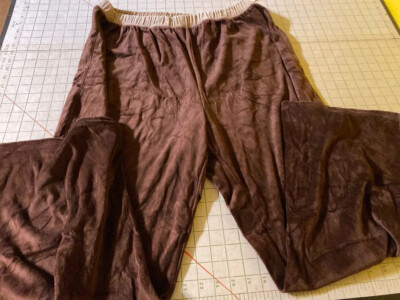 NWT Women's Erika Woman Fleece Elastic Waist Pants Coco Combo Size 2X