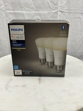 Philips Hue A19 Bulb White 800 Lumens 10 Watt 3 Pack App Control New