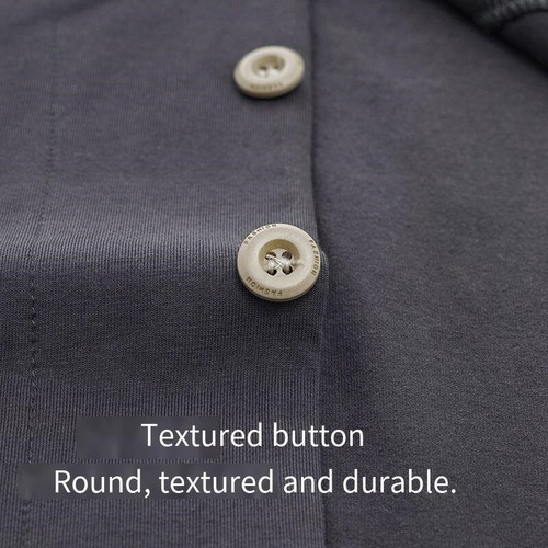 Herren Pyjama Set Langarm Homewear Set Einfarbig Basic Komfort Nachtwäsche - Bild 14 von 28