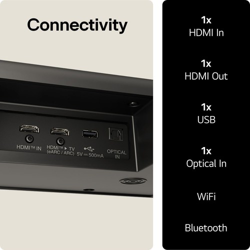 LG US95TR 810 Watt Bluetooth Soundbar - Black - Picture 8 of 10