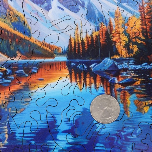 Easy Grip: Banff, Canada (200 Piece Wooden Jigsaw Puzzle) - Picture 8 of 8