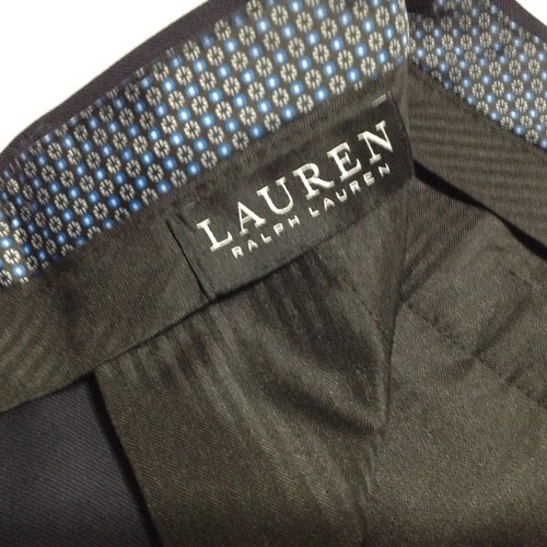 Lauren Ralph Lauren Suit Boys Navy 16R 2 Piece Set Jacket Pants Black Label - Picture 12 of 17