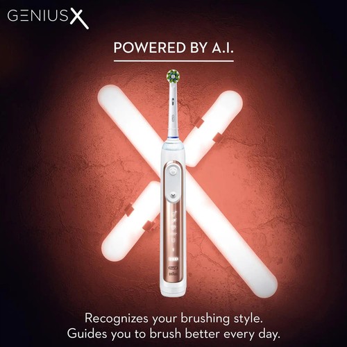 Oral-B GeniusX Wiederaufladbare Elektrische Zahnbürste mit Nachfüllköpfen & Reiseetui - Bild 6 von 62