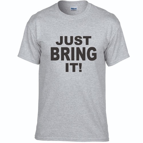 Just Bring It Womens T-Shirt WWE Wrestling Tee The Rock Slogan T Shirt Motivate - Picture 3 of 22