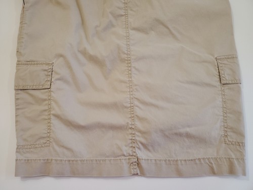 Eileen Fisher Size Large Beige Khaki Cargo Skirt - Picture 11 of 11