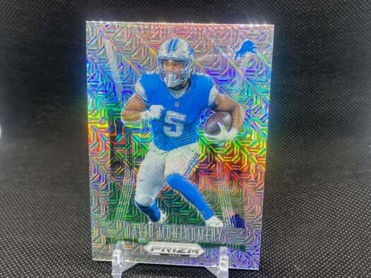 2024 Panini Prizm Deca David Montgomery Mojo Prizm /30 Detroit Lions
