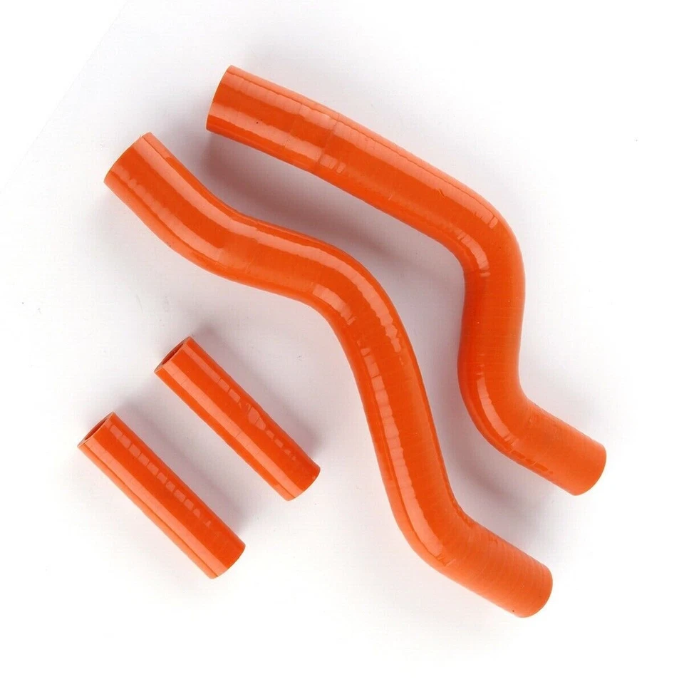 For 2001-2008 Suzuki RM250 RM 250 2002 2003 2004 Orange Silicone Radiator Hose Foto 4 de 4