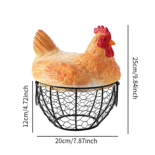 Egg Basket Kitchen Storage Egg Storage Basket for Vegetable Pantry Fruit - Picture 7 of 7