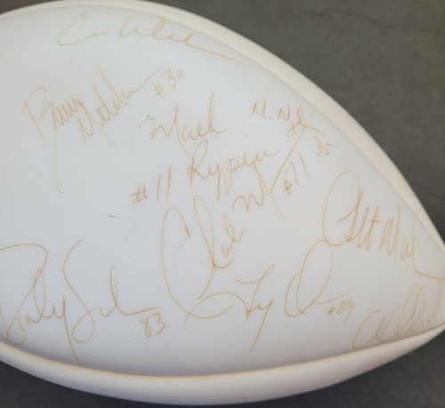 1991 Washington Redskins Team Signed Football Super Bowl 26 XXVI ~ 39 +/- Sigs - Bild 6 von 14