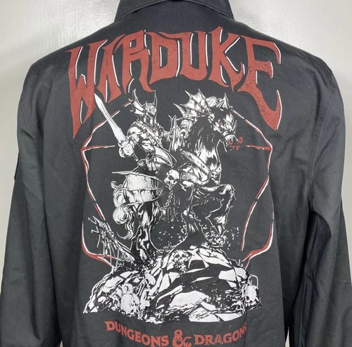 Dungeons And Dragons D&D Warduke Evil Fighter Full Zip Shirt Jacket Mens Size L - Picture 7 of 19