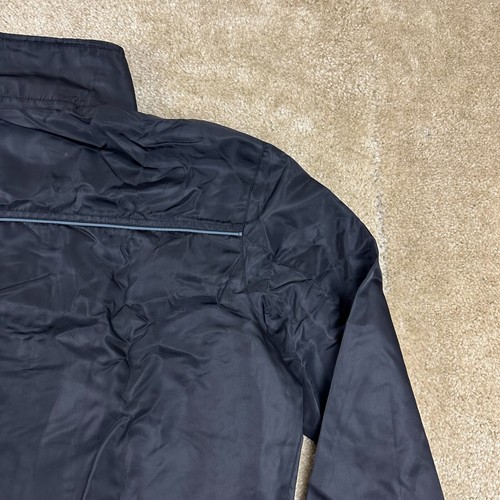 Energy jean`session mens bomber Jacket L moto zip sleeve pocket - Picture 11 of 18